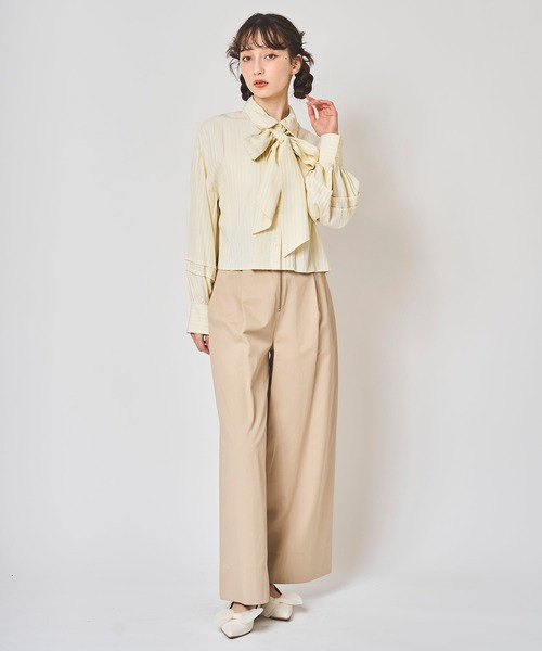 タックデザインチノワイドパンツ（その他パンツ）｜31 Sons de