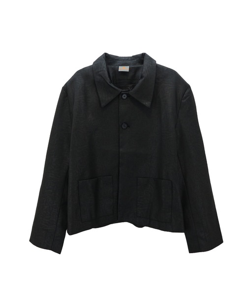 Faux Leather Short Blouson