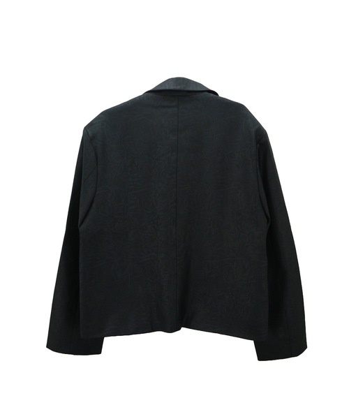 JilLA(ジルア)の「Faux Leather Short Blouson(ブルゾン・レディース・ブラック・FREE)」の4枚目の写真