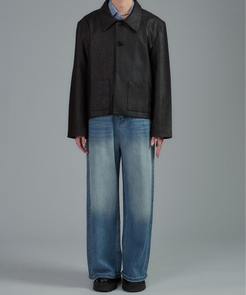 JilLA(ジルア)の「Faux Leather Short Blouson(ブルゾン・レディース・ブラック・FREE)」の7枚目の写真