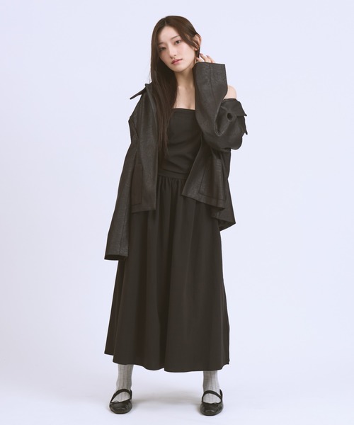JilLA(ジルア)の「Faux Leather Short Blouson(ブルゾン・レディース・ブラック・FREE)」の16枚目の写真