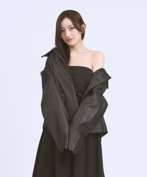 JilLA(ジルア)の「Faux Leather Short Blouson(ブルゾン・レディース・ブラック・FREE)」の20枚目の写真