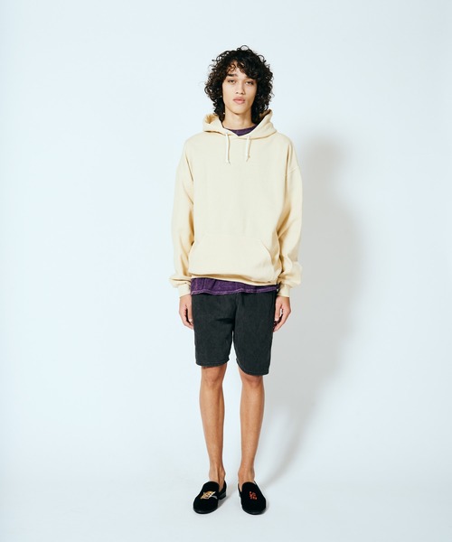 JERZEES（ジャージーズ）の「JERZEES / ジャージーズ GARMENT DYE PULL OVER HOODIE ガーメントダイ プルオーバーパーカー（パーカー・メンズ・オレンジ/ブラウン/ライトグリーン/チャコールグレー/ターコイズブルー/クリーム・MEDIUM/LARGE/X-LARGE）」の20枚目の写真