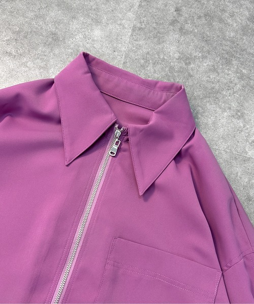 Akiです⭐︎ セール】【jiasecond.】ジップオーバーシャツ(オリジナル