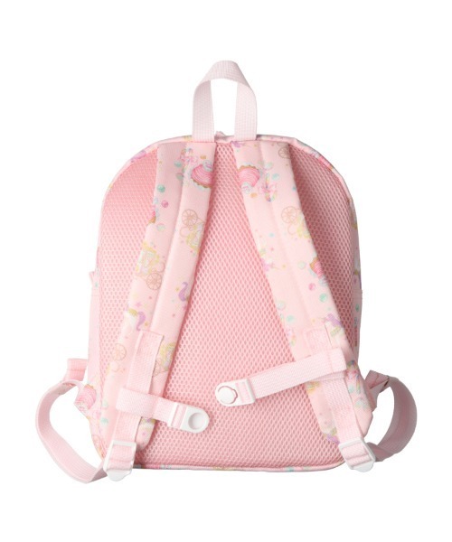 Kids Foret（キッズフォーレ）の「恐竜・ユニコーン総柄撥水機能付きリュック（バックパック/リュック・キッズ・ピンク/ブルー/ベージュ/ラベンダー・M/L/LL）」の9枚目の写真