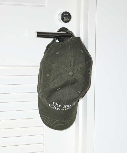 SLOBE IENA（スローブイエナ）の「《追加》The Skirt Chronicles SLOBE別注 CAP（キャップ・レディース・ブラウン/ベージュ系その他/グリーン・FREE）」の3枚目の写真