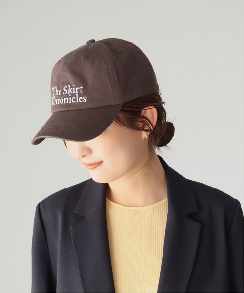 SLOBE IENA（スローブイエナ）の「《追加》The Skirt Chronicles SLOBE別注 CAP（キャップ・レディース・ブラウン/ベージュ系その他/グリーン・FREE）」の7枚目の写真