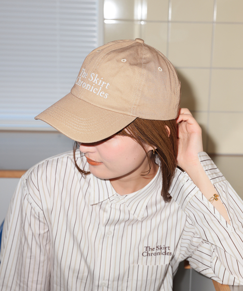 SLOBE IENA（スローブイエナ）の「《追加》The Skirt Chronicles SLOBE別注 CAP（キャップ・レディース・ブラウン/ベージュ系その他/グリーン・FREE）」の9枚目の写真