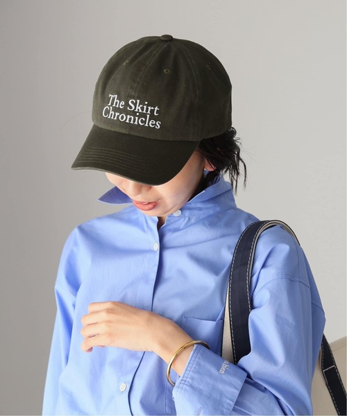 SLOBE IENA（スローブイエナ）の「《追加》The Skirt Chronicles SLOBE別注 CAP（キャップ・レディース・ブラウン/ベージュ系その他/グリーン・FREE）」の12枚目の写真