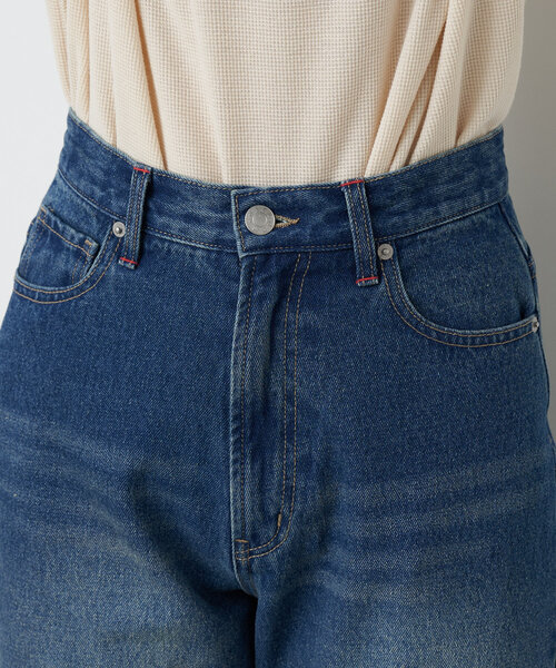 CIAOPANIC(チャオパニック)の「【cian denim/シアンデニム】ハイウエストルーズストレートデニム#001(デニムパンツ・レディース・インディゴブルー/ブルー・SMALL/MEDIUM/X-SMALL)」の13枚目の写真