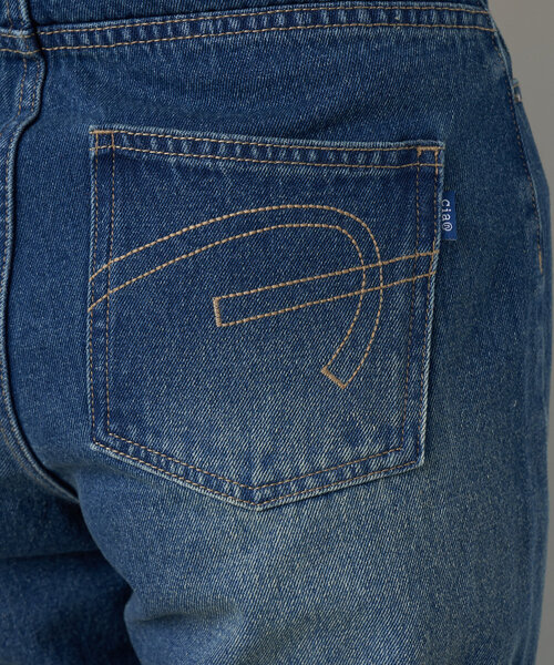 CIAOPANIC(チャオパニック)の「【cian denim/シアンデニム】ハイウエストルーズストレートデニム#001(デニムパンツ・レディース・インディゴブルー/ブルー・SMALL/MEDIUM/X-SMALL)」の15枚目の写真