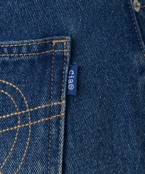 CIAOPANIC(チャオパニック)の「【cian denim/シアンデニム】ハイウエストルーズストレートデニム#001(デニムパンツ・レディース・インディゴブルー/ブルー・SMALL/MEDIUM/X-SMALL)」の16枚目の写真
