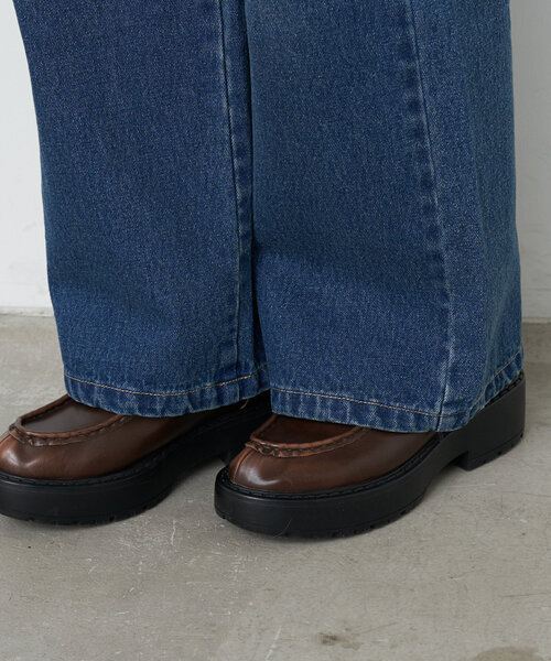 CIAOPANIC(チャオパニック)の「【cian denim/シアンデニム】ハイウエストルーズストレートデニム#001(デニムパンツ・レディース・インディゴブルー/ブルー・SMALL/MEDIUM/X-SMALL)」の17枚目の写真