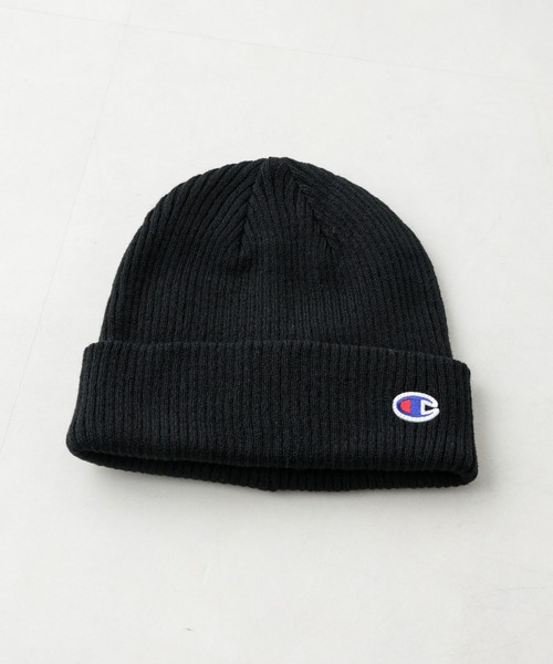 Champion（チャンピオン）の「Champion/アクリルニットワッチ（ニットキャップ/ビーニー・メンズ・グレー/オフホワイト/ライトブルー/ブラック/ネイビー・FREE）」の3枚目の写真