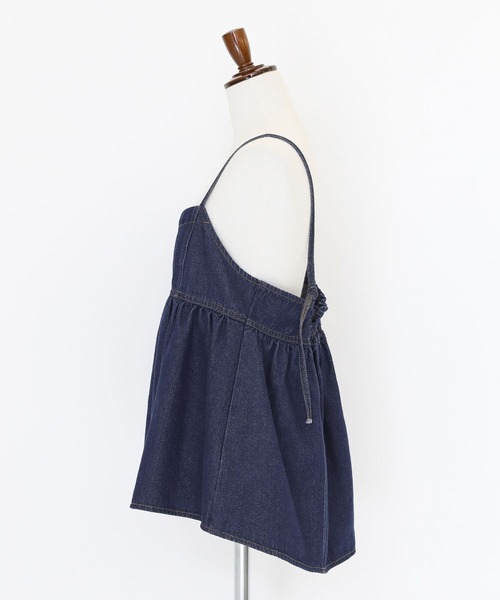 n'OrLABEL（ノアールレーベル）の「『デニムキャミソール』（キャミソール・レディース・ブラック/ネイビー・2/1）」の9枚目の写真