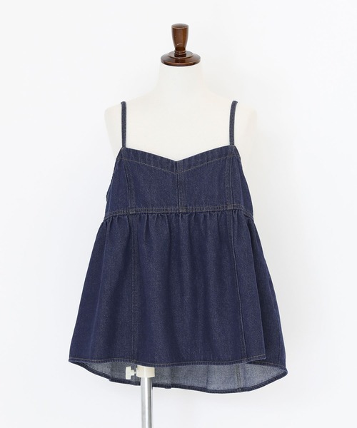 n'OrLABEL（ノアールレーベル）の「『デニムキャミソール』（キャミソール・レディース・ブラック/ネイビー・2/1）」の10枚目の写真