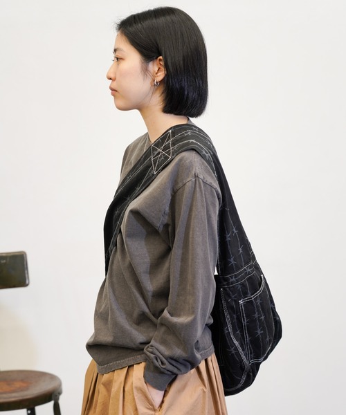 ショルダーバッグ newspaper bag made in usa ABAHOUSE ショルダーバッグ 「REPRODUCT」Newspaper Bag