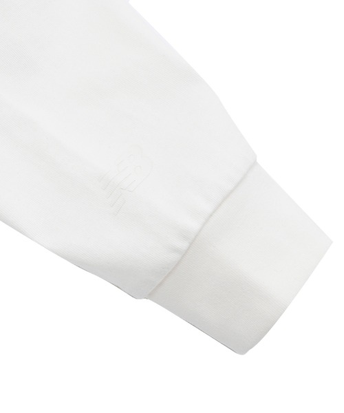 NEW BALANCE（ニューバランス）の「シューパッチロングスリーブTシャツ（Tシャツ/カットソー・メンズ・オフホワイト/ライトグレー/ブラック/ブルーグレー・XX-LARGE/X-LARGE/LARGE/MEDIUM/SMALL）」の5枚目の写真