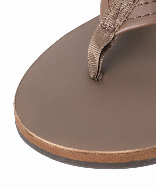 RAINBOW SANDALS（レインボーサンダル）の「別注【RAINBOW SANDALS】 MEDIUM STRAP SINGLE（サンダル・レディース・ブラウン/ブラック・36/37/38）」の3枚目の写真