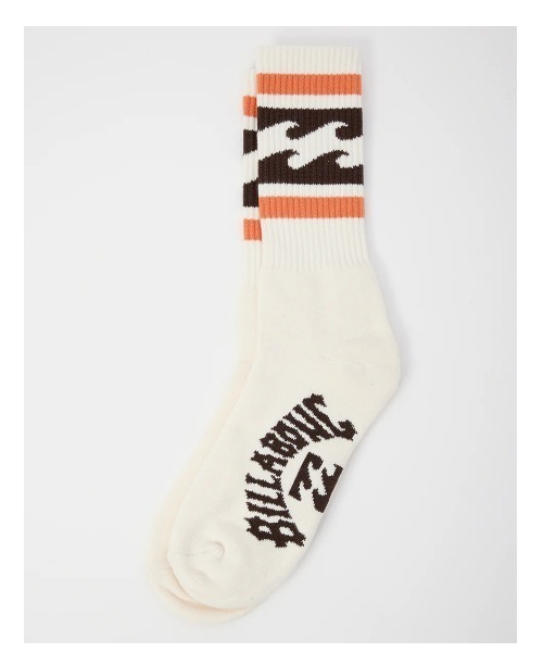BILLABONG(ビラボン)の「BILLABONG メンズ WAVE SOCKS ソックス 【2025年春夏モデル】/ビラボン靴下(ソックス/靴下・メンズ・イエロー/オレンジ/グリーン・FREE)」の2枚目の写真