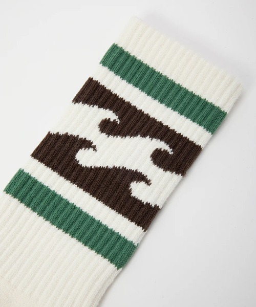 BILLABONG(ビラボン)の「BILLABONG メンズ WAVE SOCKS ソックス 【2025年春夏モデル】/ビラボン靴下(ソックス/靴下・メンズ・イエロー/オレンジ/グリーン・FREE)」の6枚目の写真