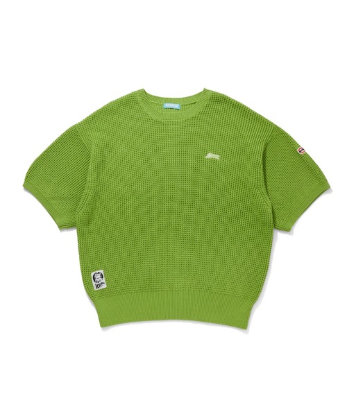 ニットのセーター ML8000 セール】WAFFLE SS KNIT(ニット/セーター)|ICECREAM(アイス