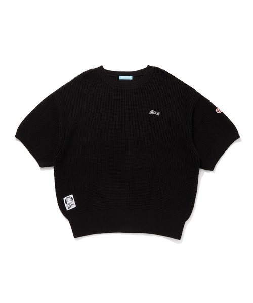 【BRIEFING×ZOZO CHAMPIONSHIP】3Dコラボニットセーター セール】WAFFLE SS KNIT(ニット/セーター)|ICECREAM(アイス