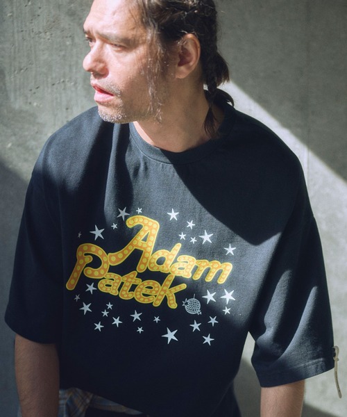 ADAM PATEK(アダムパテック)の「mt9516-disco logo short sleeve T Tシャツ(Tシャツ/カットソー・メンズ・ブラック/ホワイト/パープル・2/1)」の9枚目の写真