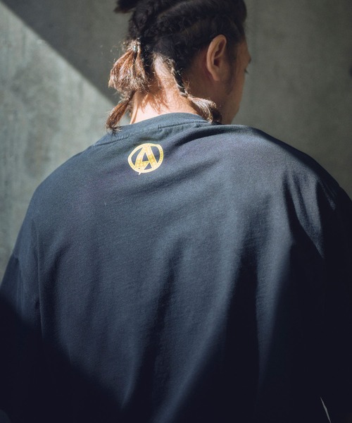 ADAM PATEK(アダムパテック)の「mt9516-disco logo short sleeve T Tシャツ(Tシャツ/カットソー・メンズ・ブラック/ホワイト/パープル・2/1)」の10枚目の写真