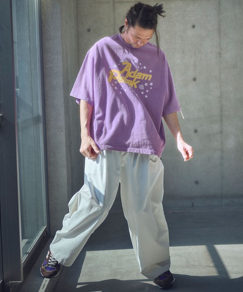 ADAM PATEK(アダムパテック)の「mt9516-disco logo short sleeve T Tシャツ(Tシャツ/カットソー・メンズ・ブラック/ホワイト/パープル・2/1)」の17枚目の写真