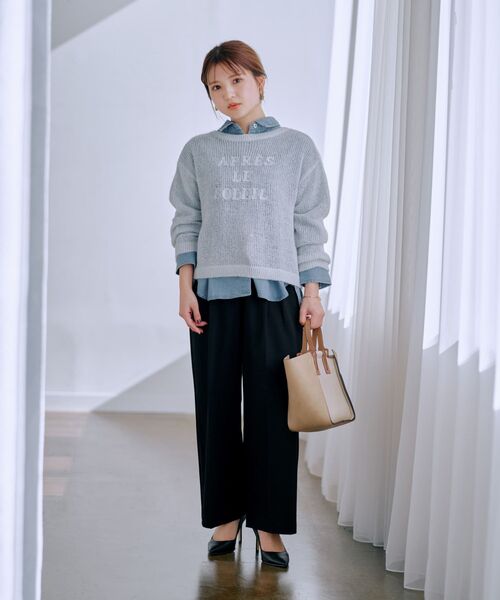 COHINA（コヒナ）の「ツータックイージースラックス 【低身長・小柄女性】（その他パンツ・レディース・ピンク/ホワイト/ブラック・SHORT/REGULAR）」の5枚目の写真