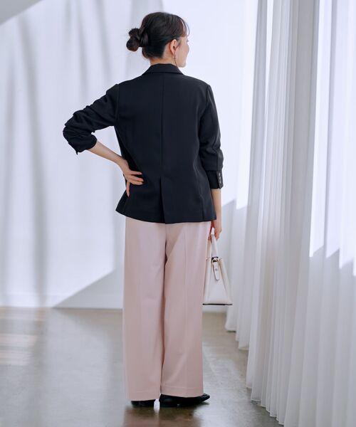 COHINA（コヒナ）の「ツータックイージースラックス 【低身長・小柄女性】（その他パンツ・レディース・ピンク/ホワイト/ブラック・SHORT/REGULAR）」の12枚目の写真