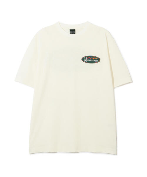 MANASTASH(マナスタッシュ)の「MANASTASH/マナスタッシュ/HEMP TEE ORIGINAL LOGO(Tシャツ/カットソー・メンズ・ホワイト/ライトグリーン/ブラック・L/S/XL/M)」の10枚目の写真