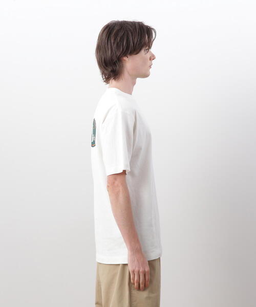 MANASTASH(マナスタッシュ)の「MANASTASH/マナスタッシュ/HEMP TEE ORIGINAL LOGO(Tシャツ/カットソー・メンズ・ホワイト/ライトグリーン/ブラック・L/S/XL/M)」の15枚目の写真
