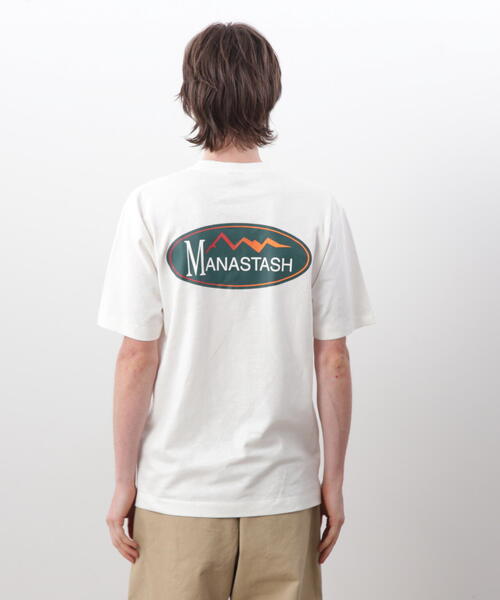 MANASTASH(マナスタッシュ)の「MANASTASH/マナスタッシュ/HEMP TEE ORIGINAL LOGO(Tシャツ/カットソー・メンズ・ホワイト/ライトグリーン/ブラック・L/S/XL/M)」の16枚目の写真