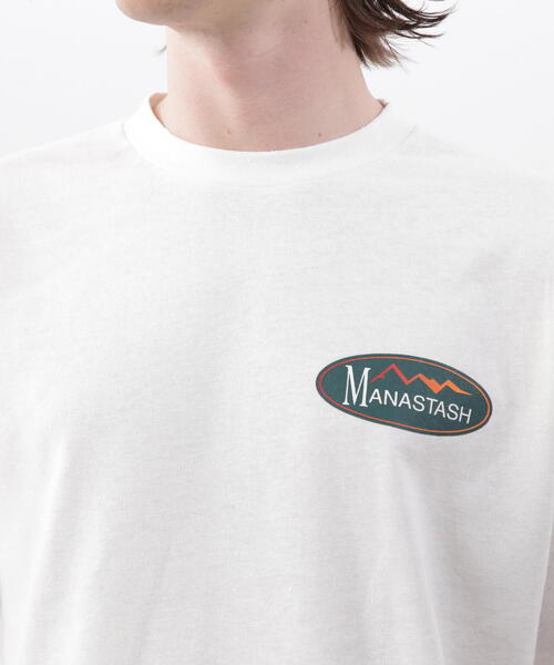 MANASTASH(マナスタッシュ)の「MANASTASH/マナスタッシュ/HEMP TEE ORIGINAL LOGO(Tシャツ/カットソー・メンズ・ホワイト/ライトグリーン/ブラック・L/S/XL/M)」の17枚目の写真