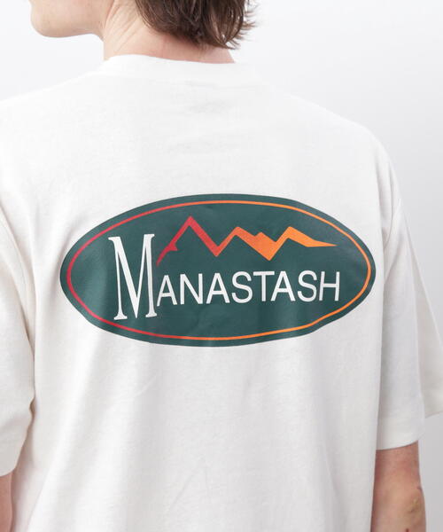 MANASTASH(マナスタッシュ)の「MANASTASH/マナスタッシュ/HEMP TEE ORIGINAL LOGO(Tシャツ/カットソー・メンズ・ホワイト/ライトグリーン/ブラック・L/S/XL/M)」の20枚目の写真