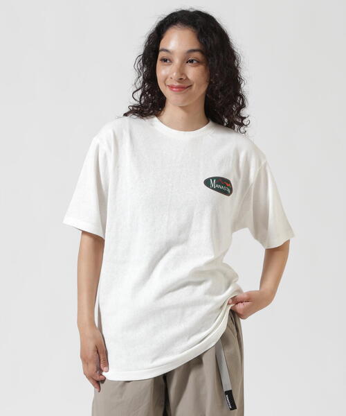 MANASTASH(マナスタッシュ)の「MANASTASH/マナスタッシュ/HEMP TEE ORIGINAL LOGO(Tシャツ/カットソー・メンズ・ホワイト/ライトグリーン/ブラック・L/S/XL/M)」の21枚目の写真