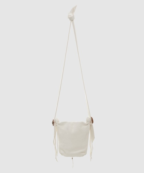 BOW WOW(バウワウ)の「DEER SKIN BAG(ショルダーバッグ・メンズ・ブラウン/ブラック/ホワイト・ONE SIZE)」の4枚目の写真