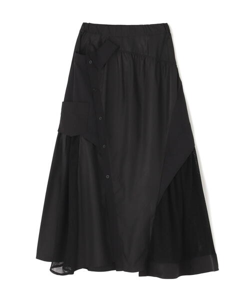 AULA AILA（アウラアイラ）の「AULA AILA/アウラアイラ/別注シャツスカート（スカート・レディース・ブラック/グレー・0）」の17枚目の写真