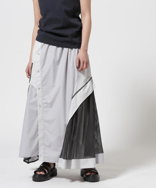 AULA AILA（アウラアイラ）の「AULA AILA/アウラアイラ/別注シャツスカート（スカート・レディース・ブラック/グレー・0）」の11枚目の写真