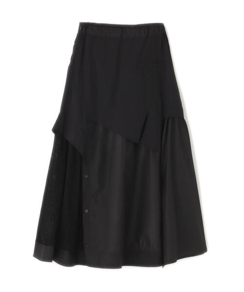 AULA AILA（アウラアイラ）の「AULA AILA/アウラアイラ/別注シャツスカート（スカート・レディース・ブラック/グレー・0）」の8枚目の写真