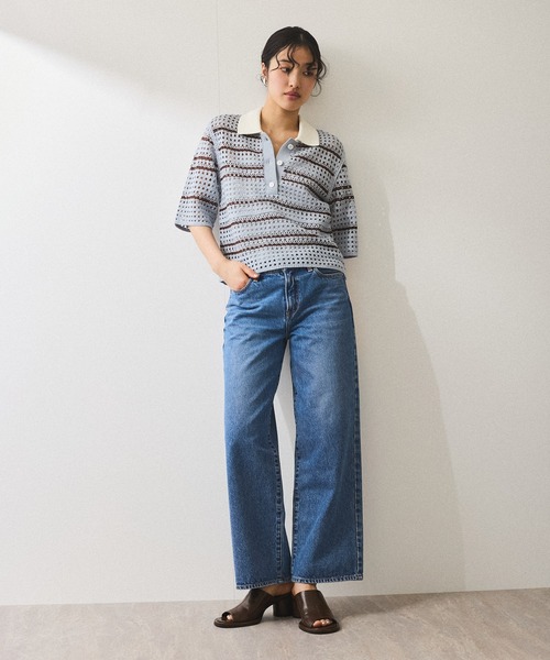 最終値下げ【新品】ROCHAS　ニットポロ 27ゲージ】コットン ニットポロ（ニット）｜STRASBURGO OUTLET