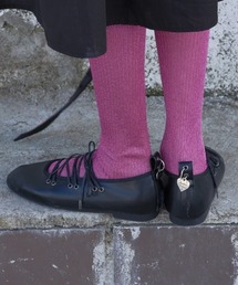 ROCKFISH WEATHERWEAR（ロックフィッシュウェザーウェア）の「ROCKFISH WEATHERWEAR/ロックフィッシュ ウェザーウェア/BELLA LACEUP FLAT PU（バレエシューズ）」