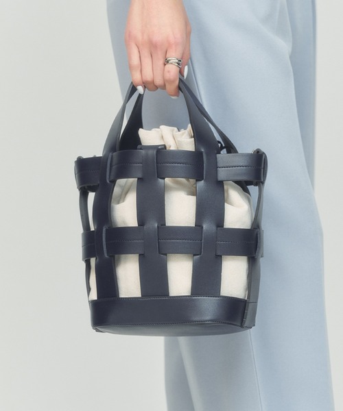 BLUE×PALANG（ブルーパラン）の「WOVEN BASKET BAG（ショルダーバッグ・レディース・ライトブルー/ダークブルー/ネイビー/ロイヤルブルー・FREE）」の17枚目の写真
