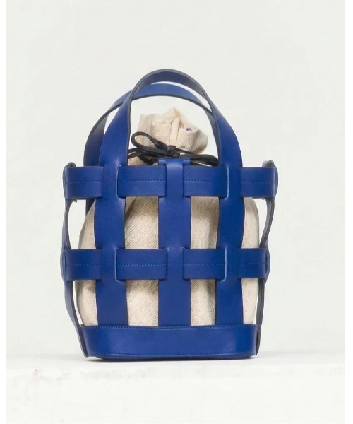 BLUE×PALANG（ブルーパラン）の「WOVEN BASKET BAG（ショルダーバッグ・レディース・ライトブルー/ダークブルー/ネイビー/ロイヤルブルー・FREE）」の11枚目の写真