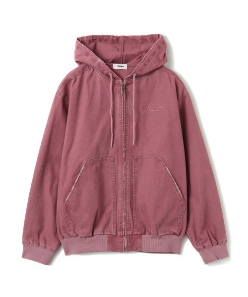 atmos pink(アトモスピンク)の「atmos pink Vintage Finish Hoodie Jacket / アトモス ピンク ヴィンテージ フィニッシュ フーディ ジャケット(その他アウター・レディース・ピンク/グレー・FREE)」の2枚目の写真