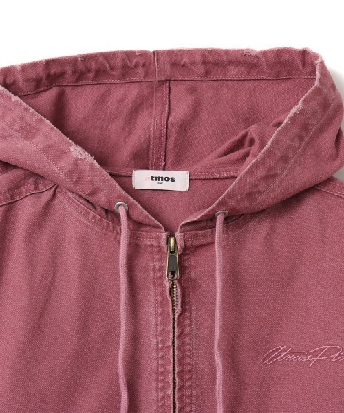 atmos pink(アトモスピンク)の「atmos pink Vintage Finish Hoodie Jacket / アトモス ピンク ヴィンテージ フィニッシュ フーディ ジャケット(その他アウター・レディース・ピンク/グレー・FREE)」の8枚目の写真