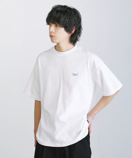 JACK PURCELL(ジャックパーセル)の「CONVERSE JACK PURCELL コーマ天竺クルーネックグラフィック半袖Tシャツ(Tシャツ/カットソー・メンズ・ホワイト系/グレー系/ブルー系1/ホワイト系1・L/M/S)」の2枚目の写真