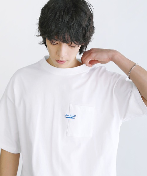 JACK PURCELL(ジャックパーセル)の「CONVERSE JACK PURCELL コーマ天竺クルーネックグラフィック半袖Tシャツ(Tシャツ/カットソー・メンズ・ホワイト系/グレー系/ブルー系1/ホワイト系1・L/M/S)」の6枚目の写真